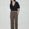 Folded Wool Pant