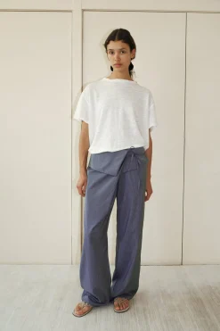Folded Wool Pant