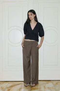 Folded Wool Pant