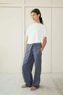 Folded Wool Pant