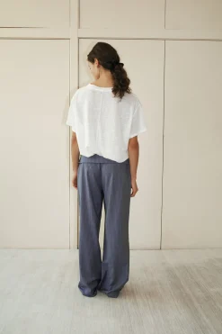 Folded Wool Pant