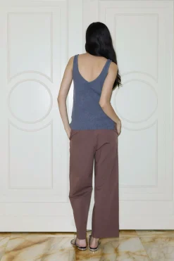Gathered Knit Tank