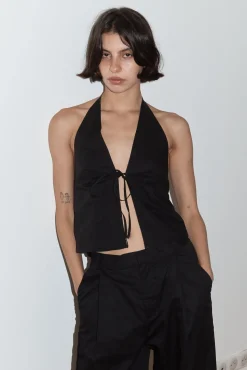 Open Halter Top