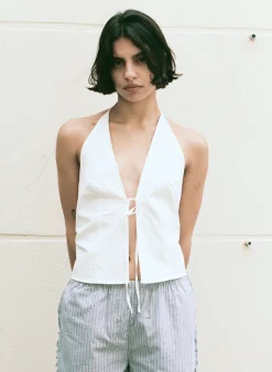 Open Halter Top