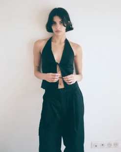Open Halter Top