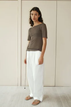 Square Knit Tee