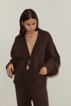 Two Tie Front Cardigan